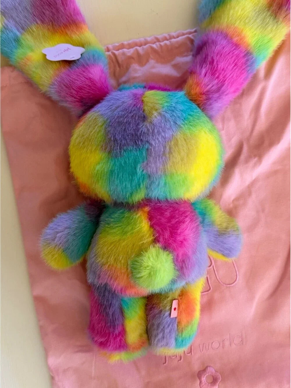 CJ Hendry Hong Kong Juju World - Bold Rainbow JUMBO & Yellow Bunny (2 for 1)